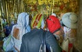 At the Holy sepulchre church. Royalty Free Stock Photo